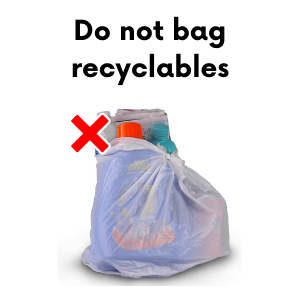 No recycling for plastic bags