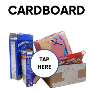 Cardboard. Links to more info on recycling cardboard