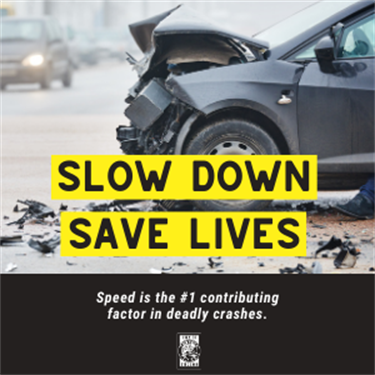 Slowdown. Save lives.