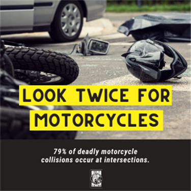 Look twice for motorcycles