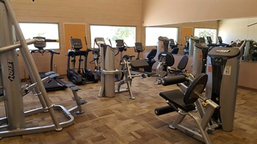 Weight room at Quincie Douglas Center