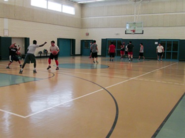 Basketball court at Santa Rosa Center