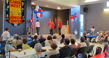 Event at the Carol West Senior Center