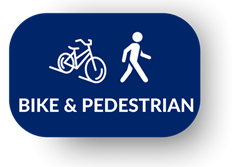 Bike and Pedestrain blue button with bike and person image.png