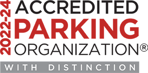 2022-24 Accredited Parking Organization logo